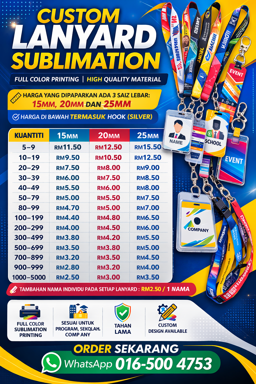 Lanyard Custom Printing